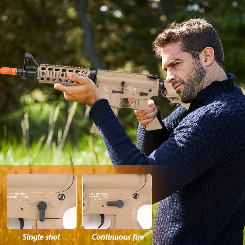[US Stock | 3–5 Day Delivery] M4A1 Gel Ball Blaster – Full/Auto Mode, Electric Splash Toy Gun