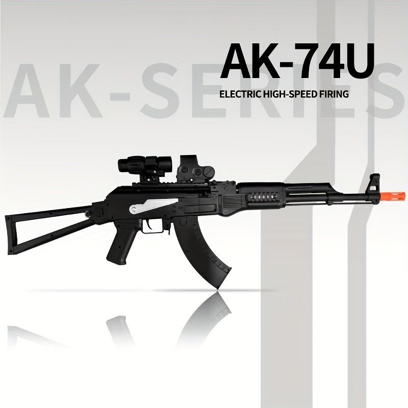[US Stock | 3–5 Day Delivery]AK74U Tactical Gel Blaster – Full Auto with Scope & Red Trigger